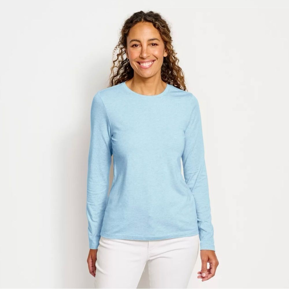 Orvis Perfect Tee Relaxed Fit light blue